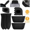 7Pcs Silicone Hot Handle Holder Non Slip Pot Handle Cover Sleeve Heat Resistant Potholder For Cast Iron Skillets Frying Pans Aluminum Cookware Handles