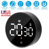 2.79in LED Digital Kitchen Timer Electronic Countdown Timer Dimmable Mutable Magnetic Clock for Classroom Library Office Cooking