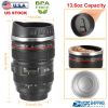 Camera Lens Coffee Mug Cup 13.6oz Food-Grade Stainless Steel Travel Photography Insulated Mug for All Ages