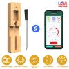 100FT Smart Wireless Meat Thermometer Digital Thermospike Meat Probe with APP Control for Oven Grill Kitchen BBQ Smoker Rotisserie