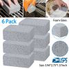 6Pcs Grill Griddles Cleaning Block Brick Grease Stains De-Scaling Stone Grill Scraper Cleaner Remover