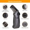Butane Torch Refillable Kitchen Blow Torch Lighter Windproof Cooking Jet Torch with Safety Lock Adjustable Flame for Creme Brulee BBQ Baking (Butane G