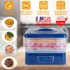 5-Tray Electric Food Dehydrator Multi-Tier Fruit Preserver Machine w/ Temperature Control Dryer For Beef Jerky Meat Fruit Dog Treats Herbs Vegetable