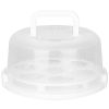 10in Cake Storage Container with Handle Plastic Cake Box Cupcake Storage Box Container Carrier