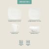 16 Pieces - White Square Porcelain Dinnerware Set - Service for 4