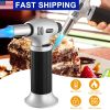 Culinary Butane Torch Chef Kitchen Cooking Blow Torch Lighter Refillable Adjustable Flame with Safety Lock for Baking BBQ Creme Brulee Heat Shrinking