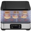 Food Dehydrator Machine, 5-Tray Fruit Dehydrator, 300W Electric Food Dryer w/ Digital Adjustable Timer & Temperature for Jerky, Herb, Meat, Beef