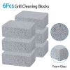 6Pcs Grill Griddles Cleaning Block Brick Grease Stains De-Scaling Stone Grill Scraper Cleaner Remover