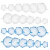 12 Pack Silicone Stretch Lids 6 Sizes BPA-free Silicone Lids Reusable Expandable Silicon Seal Cover Set Durable Flexible Food Storage Covers for Bowls