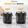 Electric pressure cooker, multi-functional kitchen appliance, instant heating multi-functional cookingware, stainless steel cookingware